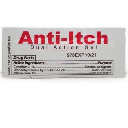 CORETEX PRODUCTS CoreTex Anti-Itch Gel Pouch, Dual Action, 300/Case 26638